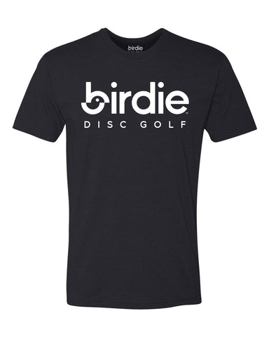 Birdie Bar Logo Tee - Black/White