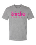 Birdie Bar Logo Tee - Gray/Pink