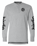 Premium Vintage Henley (Gray/Black)